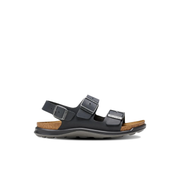 Birkenstock Milano Cross Town Oiled Leather Black Womens Sandals