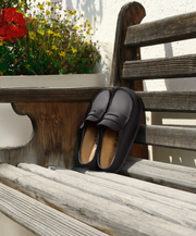 Birkenstock Naples Wrapped Oiled Leather Black Clogs – Bstore