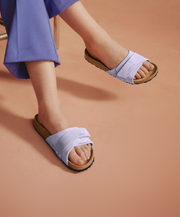 Pale Purple Womens summer Suede Sandal Birkenstock