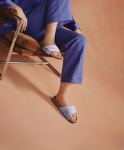 Pale Purple Womens summer Suede Sandal Birkenstock