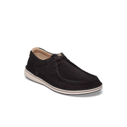 black suede moccasin shoes