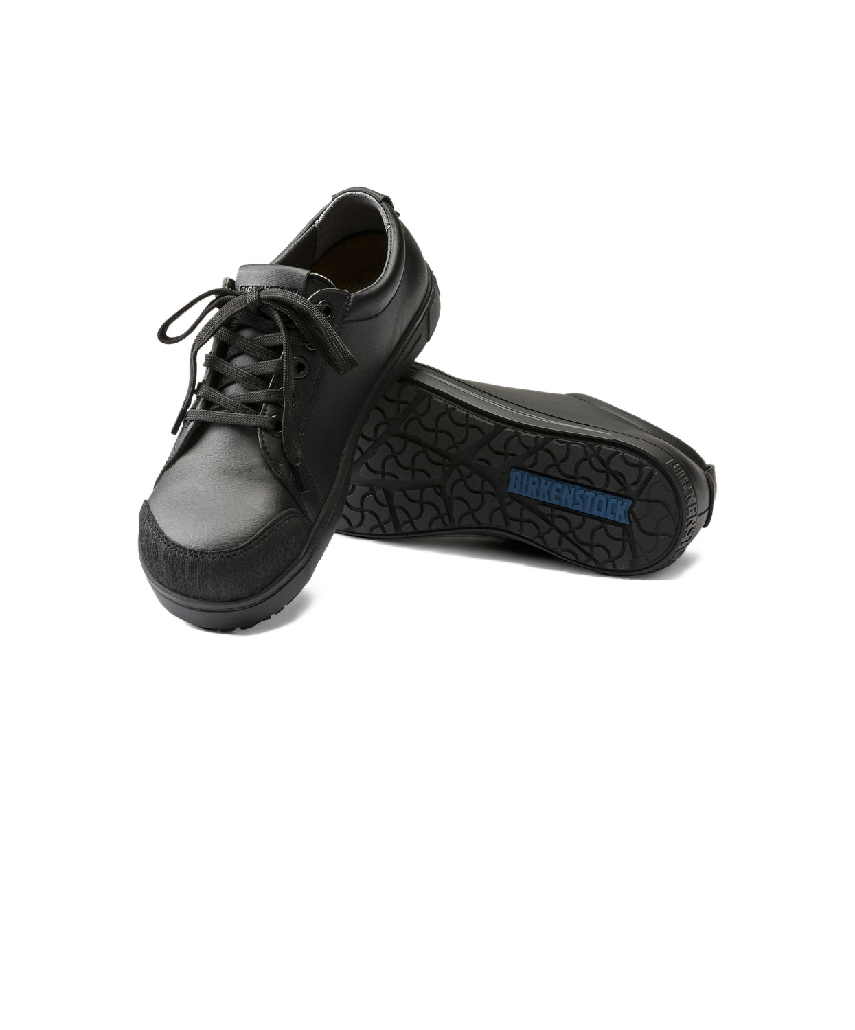 Birkenstock QS 500 Microfibre Black Steel Cap Shoes | Free Express