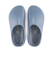Birkenstock Super Birki PU/Shearling Dusty Blue Clogs