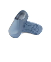 Birkenstock Super Birki PU/Shearling Dusty Blue Clogs