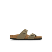 Birkenstock Sydney Synthetic Pine Green Vegan Sandals