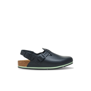 Birkenstock Tokio Pro PU Coated/Leather Black Clogs