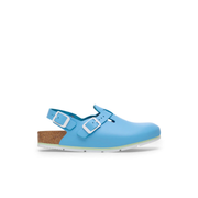 Birkenstock Tokio Pro PU Coated/Leather Sky Blue Clogs