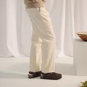 mens suede leather clogs
