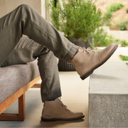 Birkenstock Modern Womens Taupe Suede Boots Laced Birkenstock