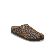 leopard print clogs
