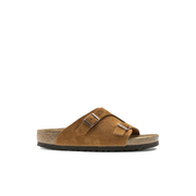 Birkenstock Zurich Suede Leather Mink Soft Footbed Sandals