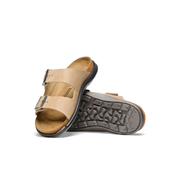 Birkenstock  Arizona Cross Town Oiled Leather Tobacco Brown Womens Sandals