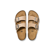 Birkenstock  Arizona Cross Town Oiled Leather Tobacco Brown Womens Sandals