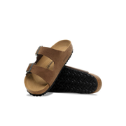 birkenstock arizona brown leather sandals