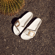 Birkenstock  Madrid Big Buckle EVA Eggshell Sandals
