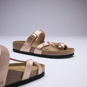 Birkenstock  Mayari Birko-Flor Metallic Copper Sandals