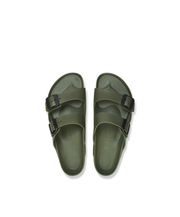 birkenstock arizona dark green khaki eva