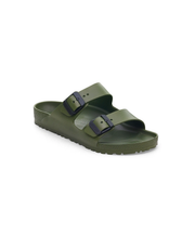 birkenstock arizona dark green khaki eva