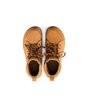birkenstock qs700 work boot with steel cap in camel brown