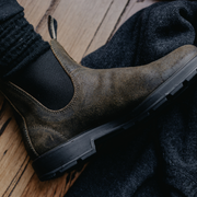 Blundstone 1615 Suede Boots Dark Green