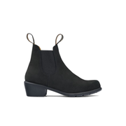 Blundstone 1960 Black Womens Heeled Nubuck Leather Boots