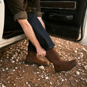 cowboy boot in brown
