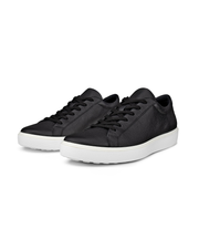 Black leather sneakers for men stylish