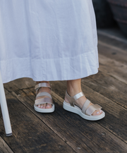 Summer sandals for women gold shoes adjustable shoes