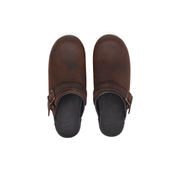 Dansko Ingrid Antique Brown/Black Oiled Clog