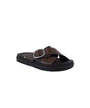EMU Ebony Leather Slides Brown