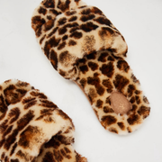 womens leopard print slippers