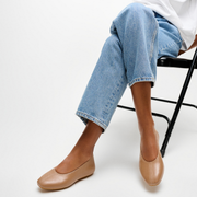 FitFlop Delicato High Cut Ballet Flat Classic Tan