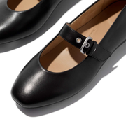 FitFlop Delicato Leather Mary Janes Black