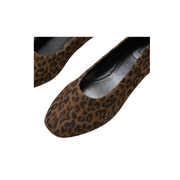 FitFlop Delicato comfortable women's suede ballerina flats in leopard print