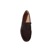 FitFlop Delicato comfortable women's suede loafer in chocolate
