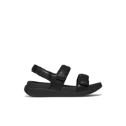 FitFlop F-Mode Go Adjustable Flatform Back Strap Sandal Black