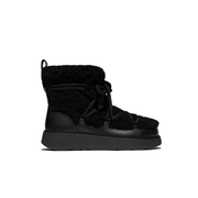 FitFlop Gen FF x Roksanda Curly Shearling Lace Ankle Boots Black