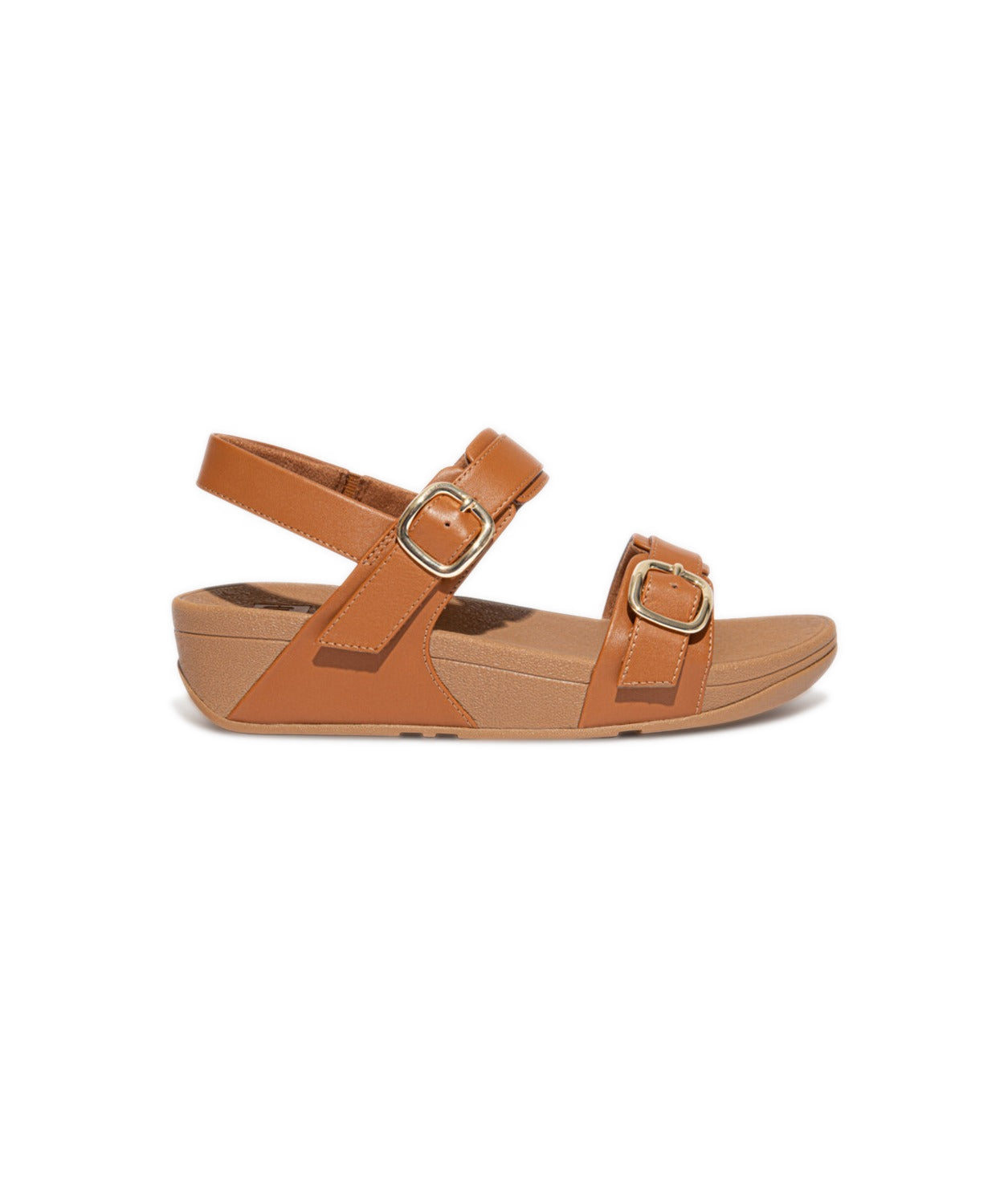 FitFlop Lulu Adjustable Leather Light Tan Back Strap Sandals Free Shipping Bstore