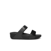 FitFlop Lulu Crystal Embellished Slides Black