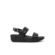 FitFlop Lulu Leather Back-Strap Sandals All Black