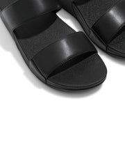 FitFlop Lulu Leather Slides Black
