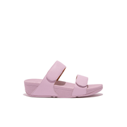 FitFlop Lulu Leather Velcro Adjustable Wild Lilac