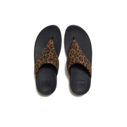 FitFlop Lulu Suede Toe Post Leopard