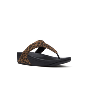 FitFlop Lulu Suede Toe Post Leopard