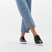 FitFlop Rally Leather Sneakers Black