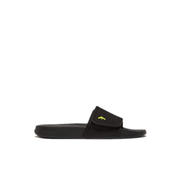 FitFlop iQushion Mens Adjustable Water-Resistant Slides Black