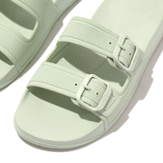 FitFlop iQushion Two Bar Buckle Slides Sagebrush