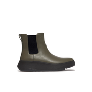 Fitflop F-Mode Flatform Chelsea Boots Deep Olive