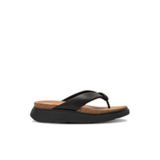 Fitflop Gen-FF Padded-Strap Leather Toe Post All Black