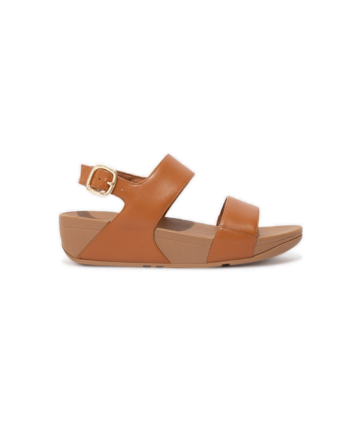 FitFlop Lulu Leather Light Tan Back-Strap Sandals | Free Shipping – Bstore